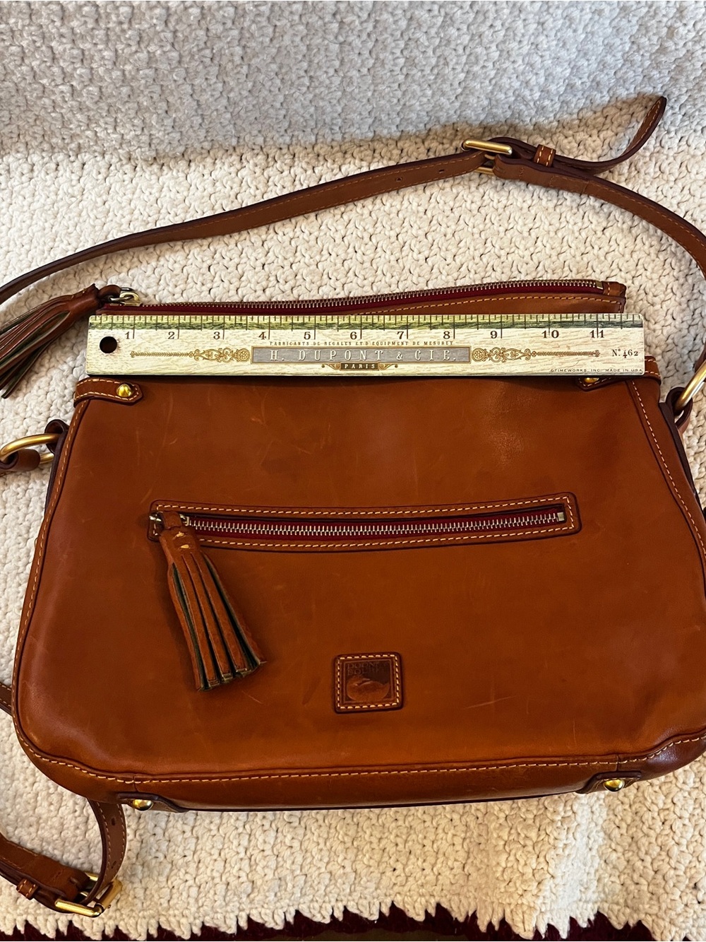 Dooney & Bourke Scarlet Florentine Leather Crossbody